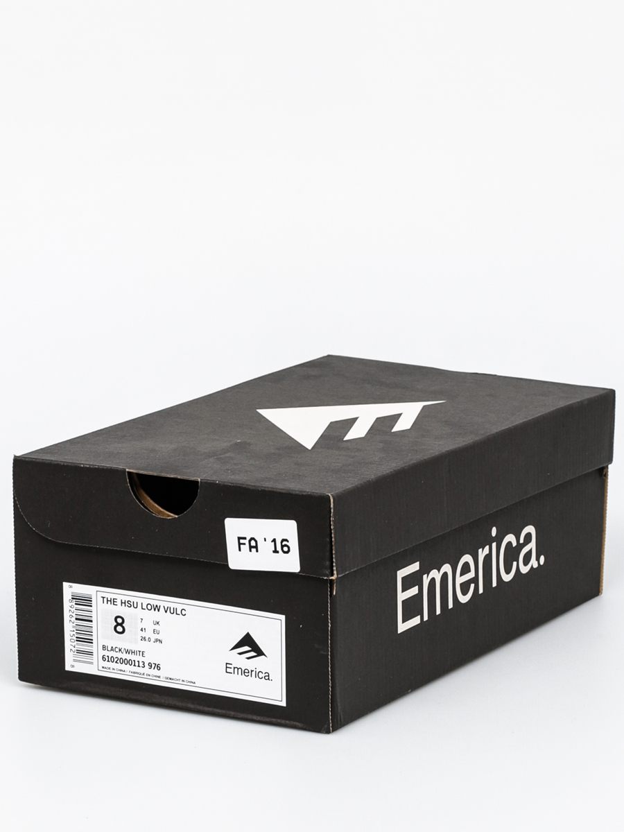 Emerica Shoes The Hsu Low Vulc (black/white)