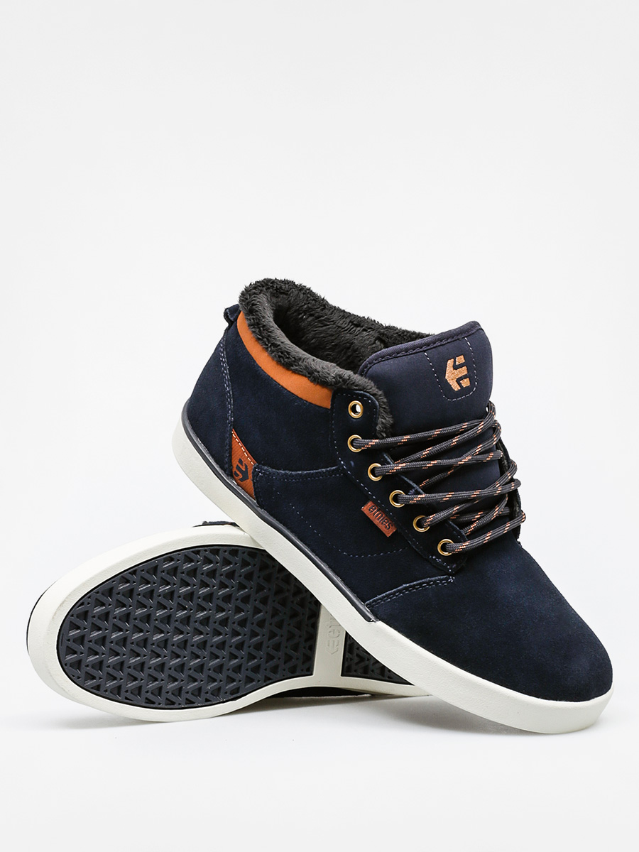 Etnies Shoes Jefferson Mid (navy/brown/white)