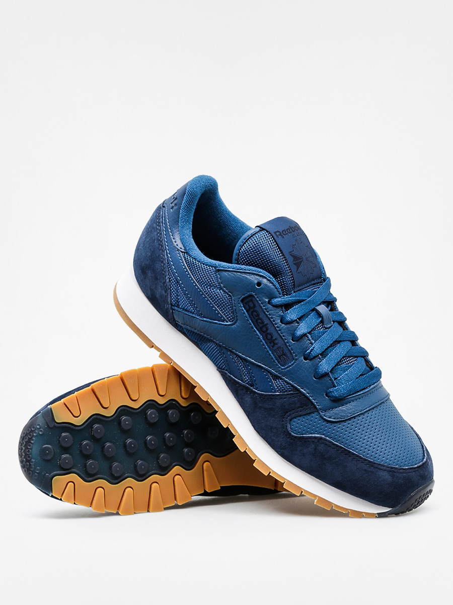 Reebok Shoes Cl Leather Spp (noble blue/cllgnavy/white)