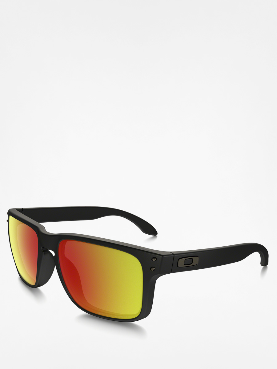 Oakley Sunglasses Holbrook black (matte black/ruby iridium