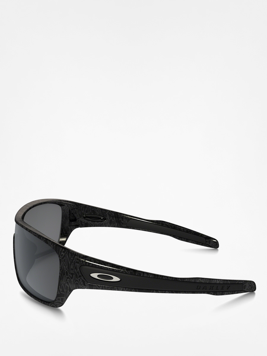 Oakley Sonnenbrille Turbine Rotor (black/silver ghost text/black iridium)