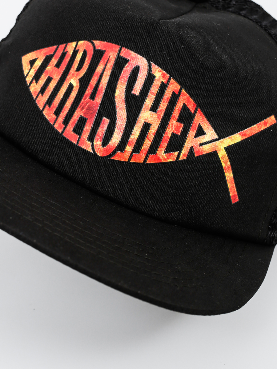 Thrasher Cap Fish Mesh Snapback ZD (black)