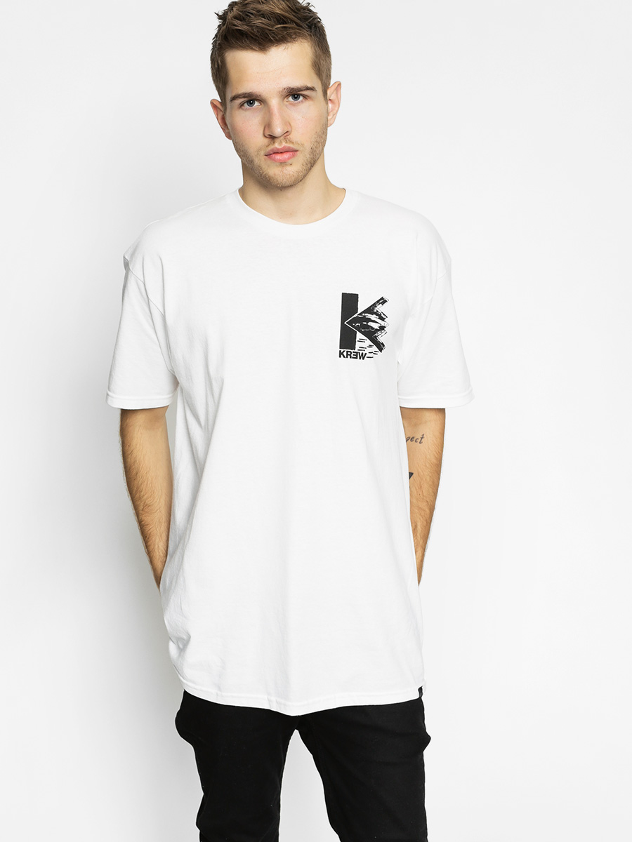 Kr3w T-shirt Fergus Bomber (white)