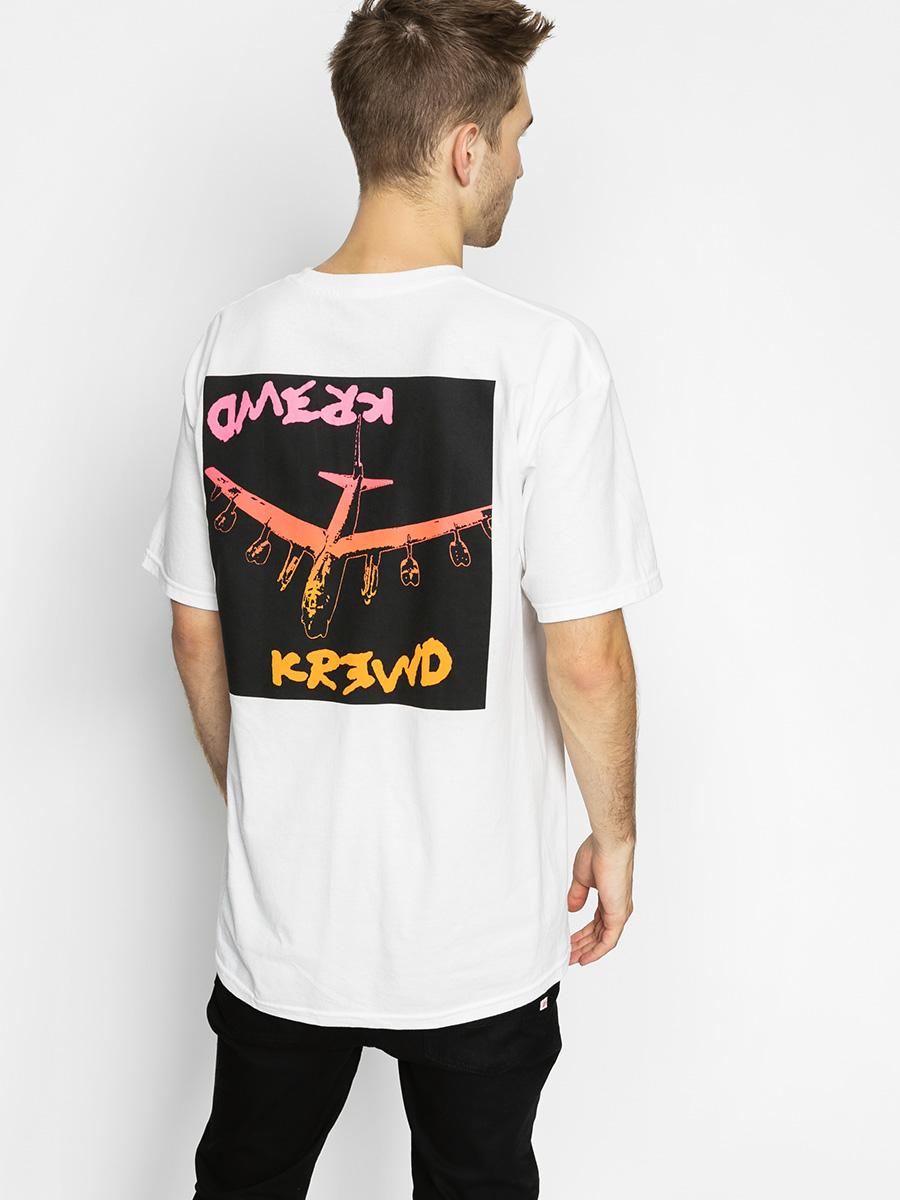 Kr3w T-shirt Fergus Bomber (white)