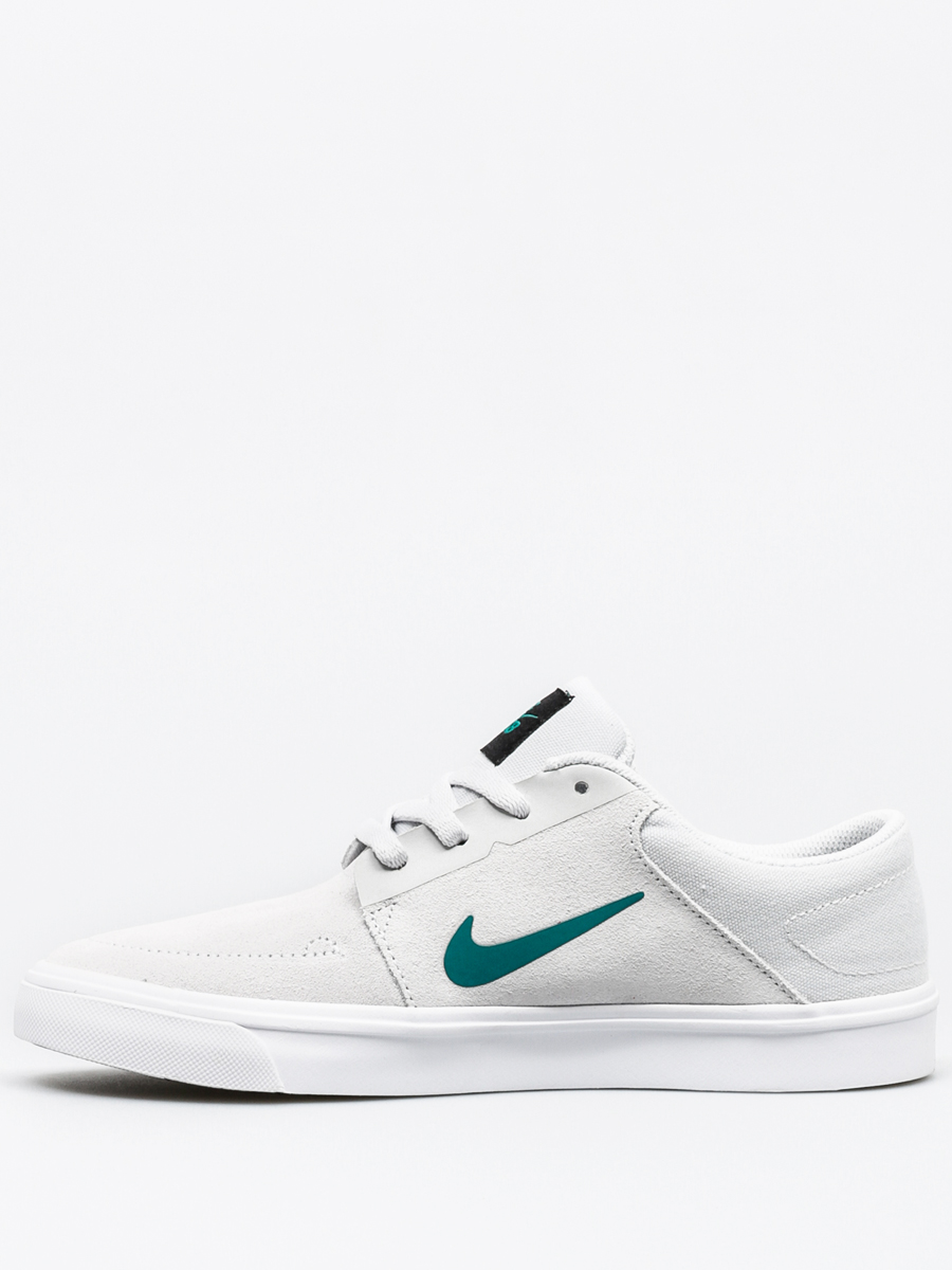 Nike SB Shoes Sb Portmore Gs (pure platinum/r teal white blk)
