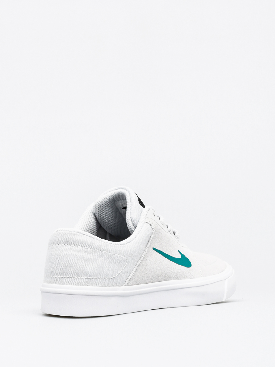 Nike SB Shoes Sb Portmore Gs (pure platinum/r teal white blk)