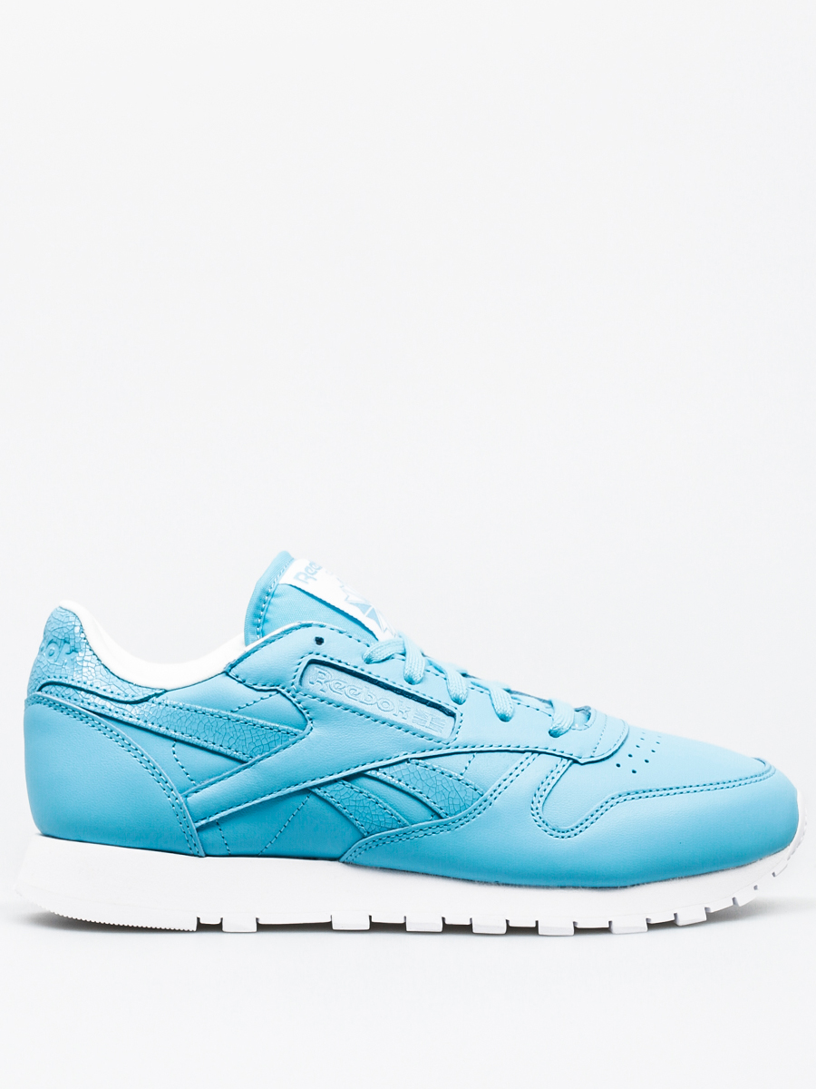 Reebok Shoes Classic Leather Seasonal II Wmn blue (crisp blue/white)