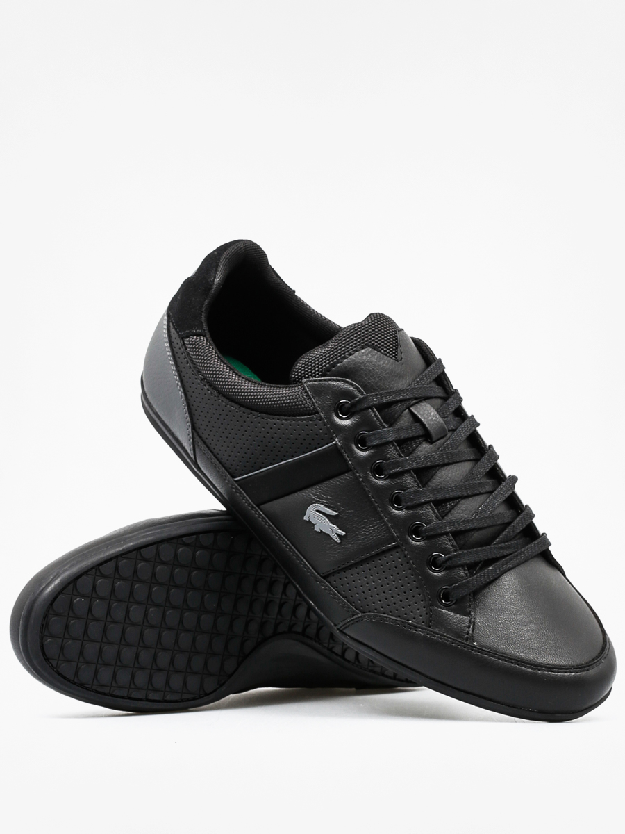 Lacoste Schuhe Chaymon 316 1 (cam blk/dk gry leather/synthetic/textile)