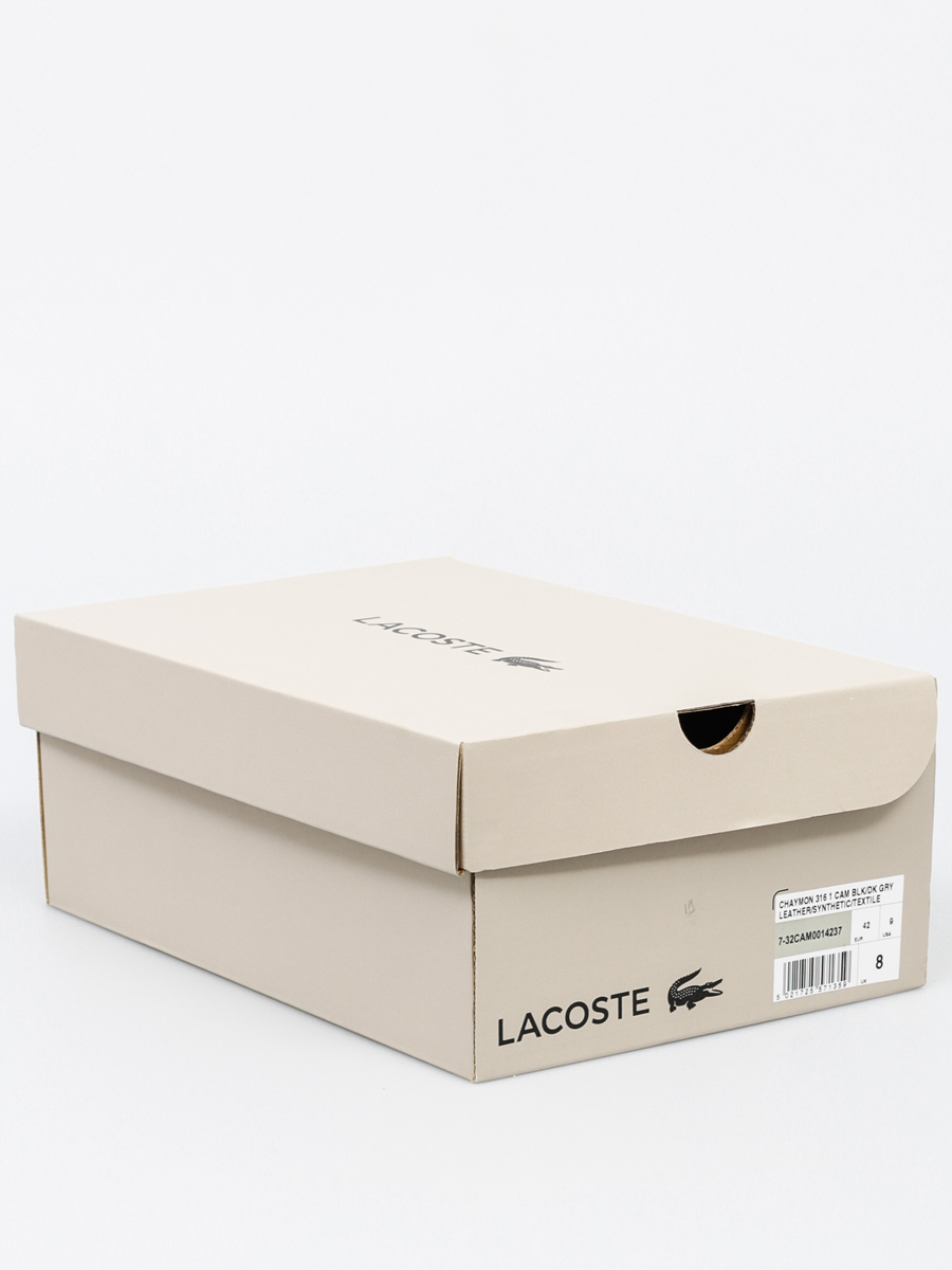 Lacoste Schuhe Chaymon 316 1 (cam blk/dk gry leather/synthetic/textile)