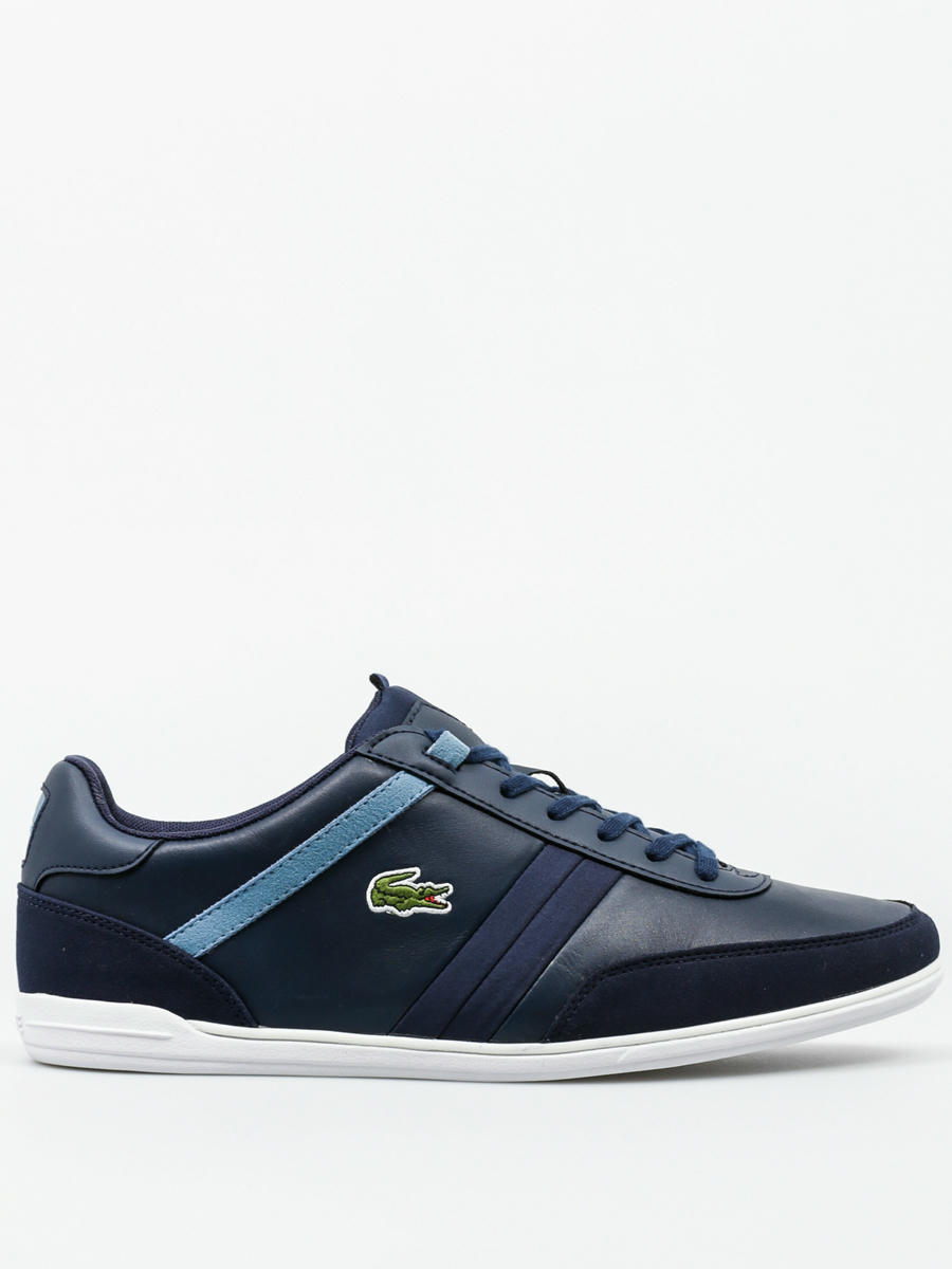 lacoste shoes blue leather