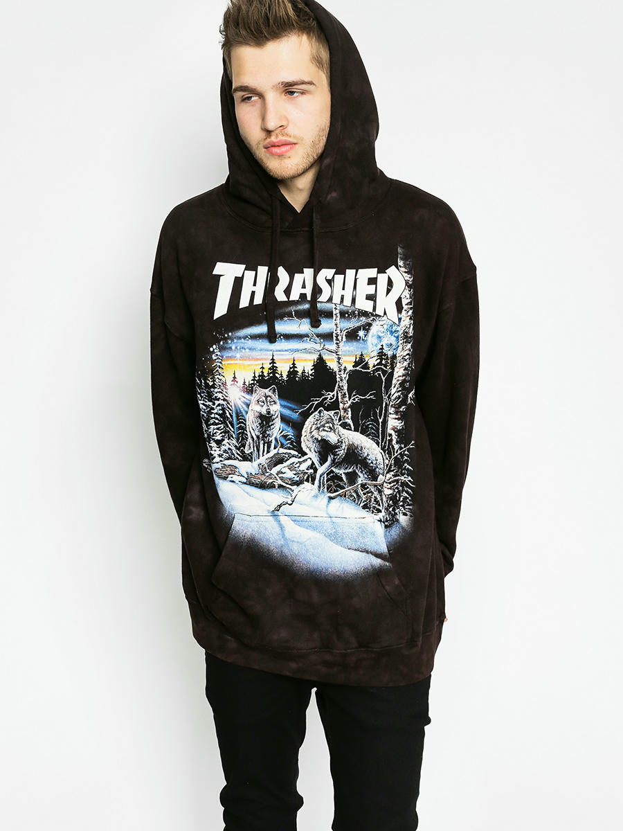 Thrasher tie dye deals hoodie