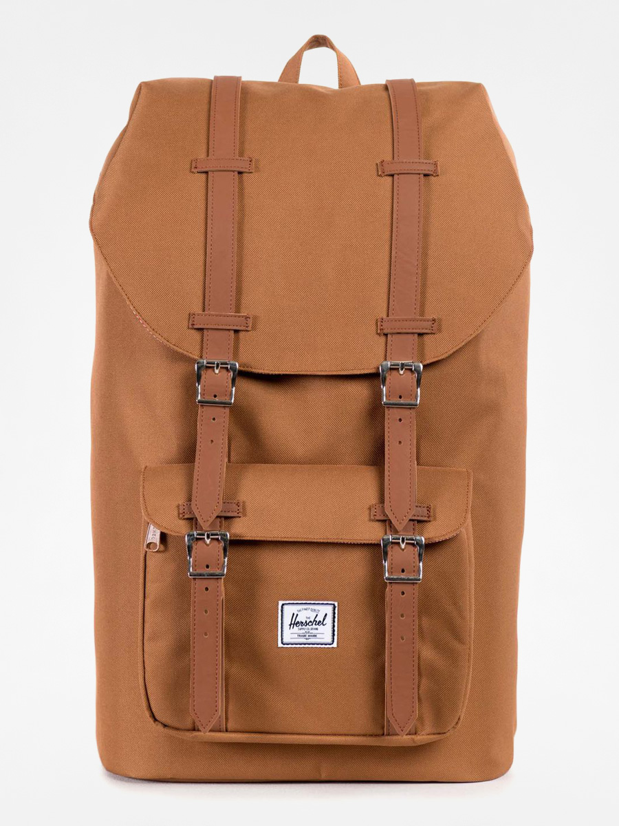 herschel backpack little america caramel quilt  Herschel Supply Co. USA while the double water bottle pockets ensure you stay hydrated throughout the day Herschel Supply Co. Little America