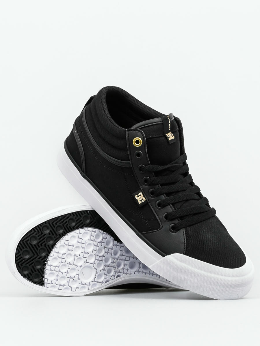 dc shoes black and gold