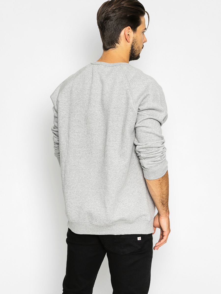 adidas grey crew neck sweater