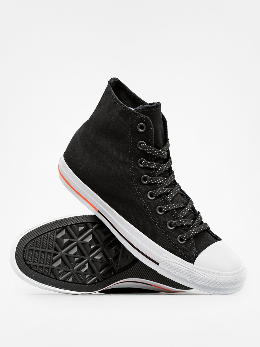 Converse Chucks Chuck Taylor All Star Hi (black/white/lava)