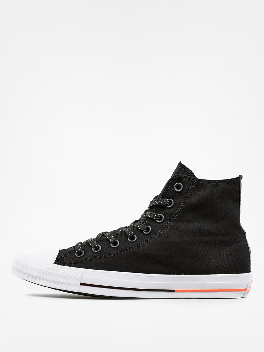 Converse Chucks Chuck Taylor All Star Hi (black/white/lava)