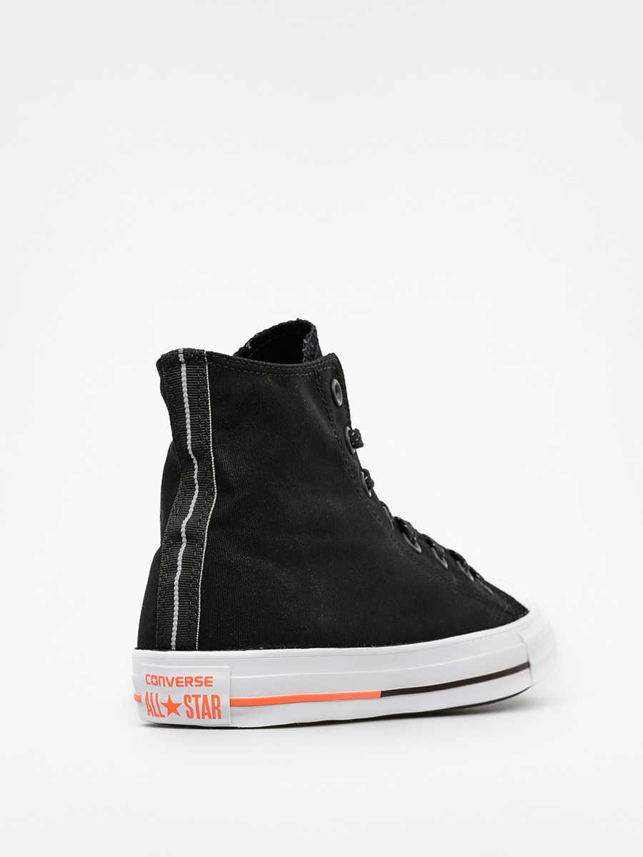 Converse Chucks Chuck Taylor All Star Hi (black/white/lava)