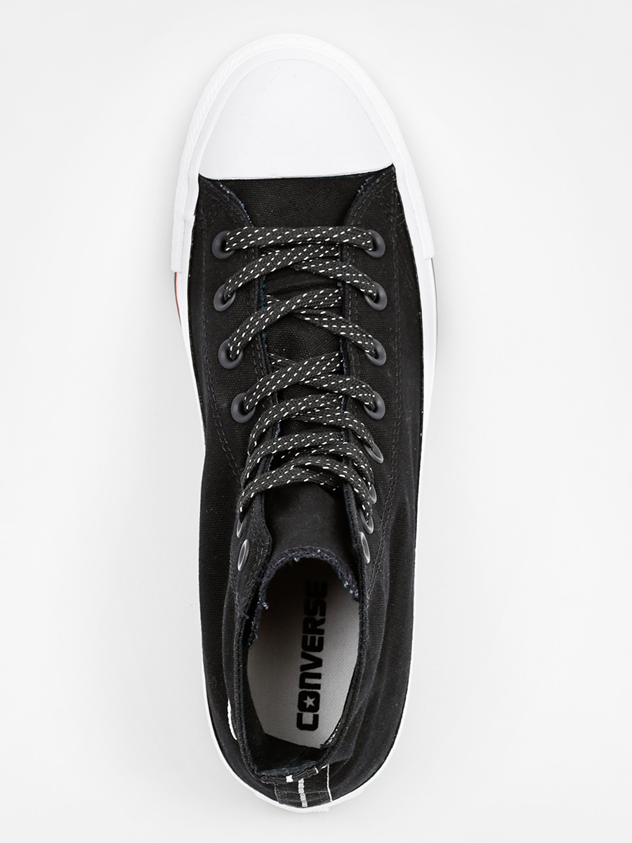 Converse Chucks Chuck Taylor All Star Hi (black/white/lava)