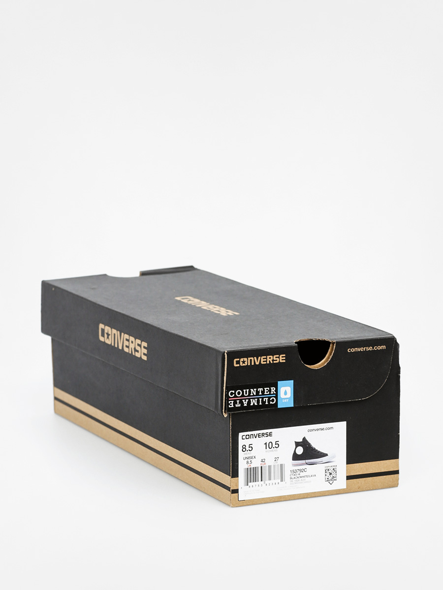 Converse Chucks Chuck Taylor All Star Hi (black/white/lava)
