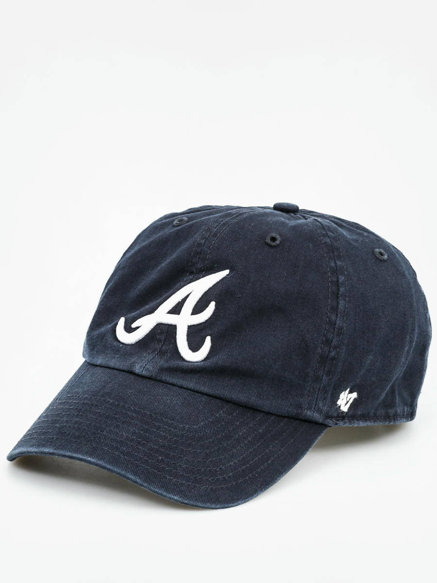 distressed braves hat