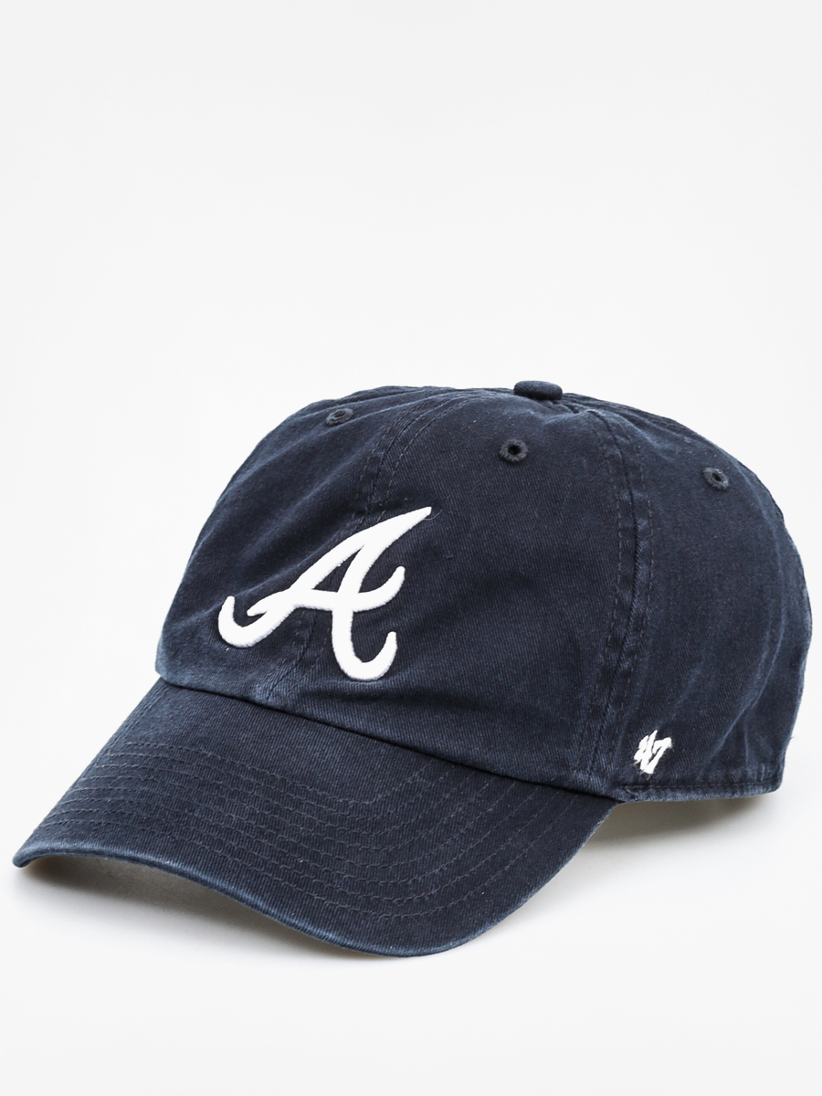 47 Brand Cap Atlanta Braves ZD (washed black)