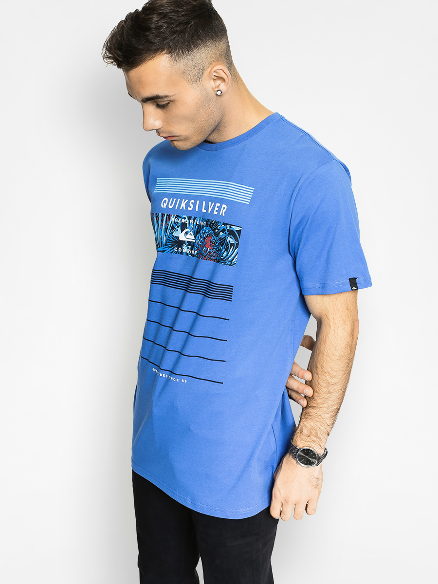 Quiksilver T-Shirt Classic Stringe (blue)