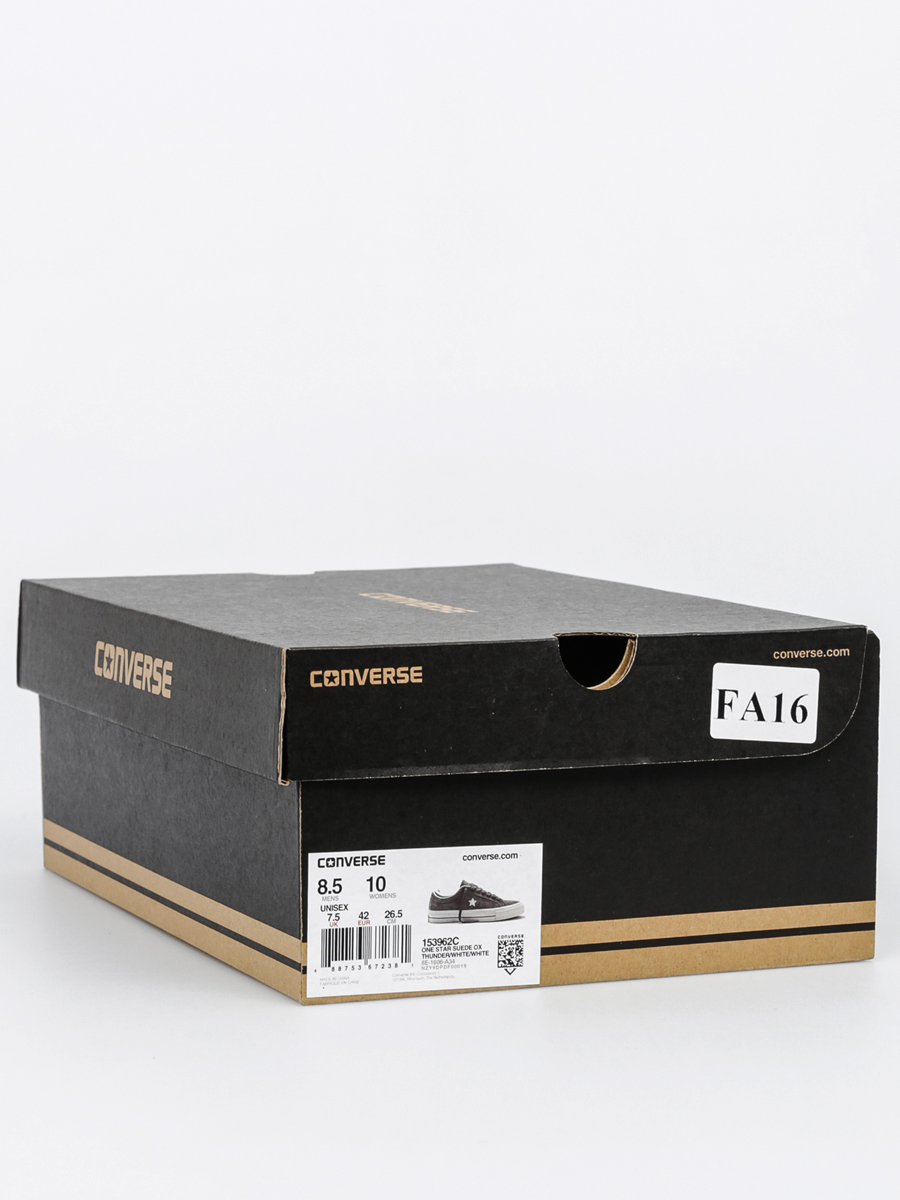 Converse Shoes One Star Suede Ox (thunder/white/white)