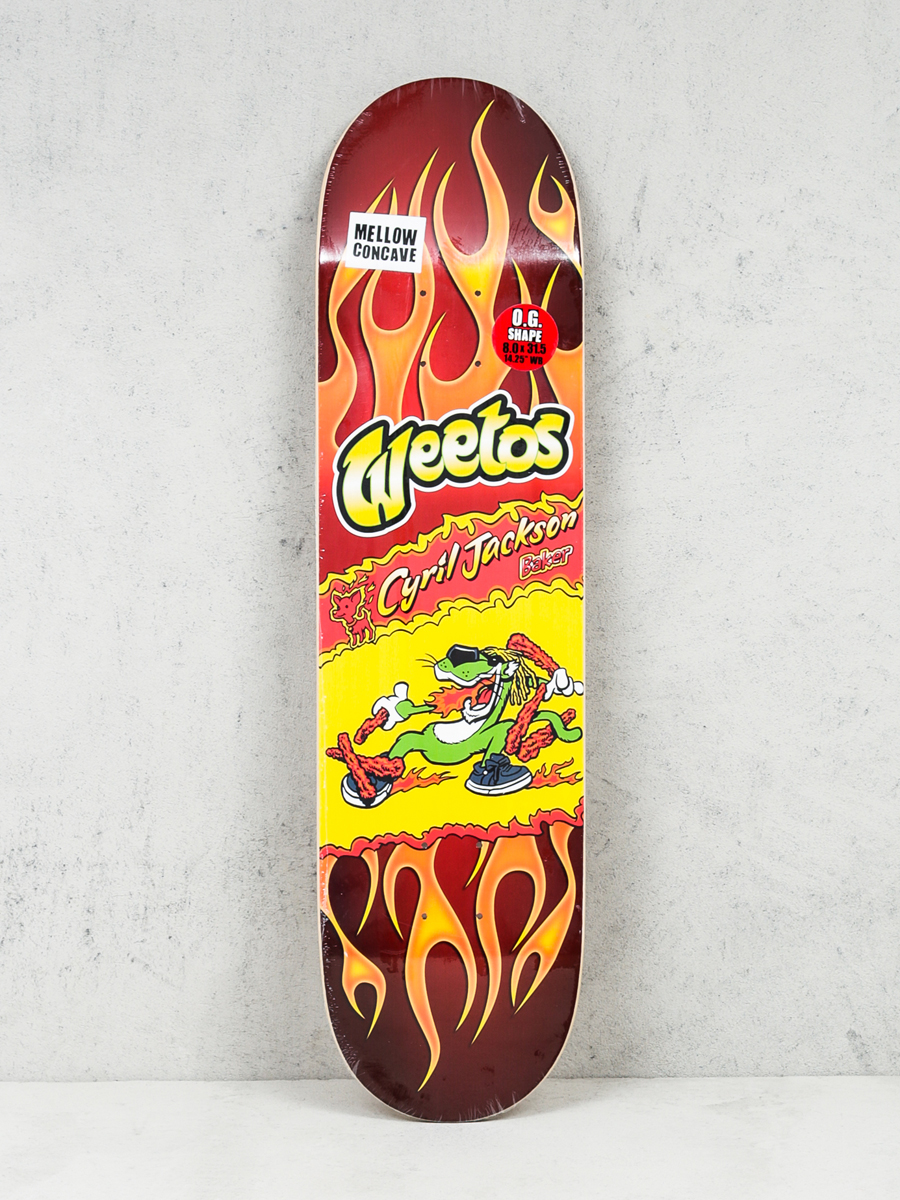 Baker Cyril Jackson Weetos デッキ 8.0インチ Baker Deck Cyril Jackson Weetos (red/yellow)