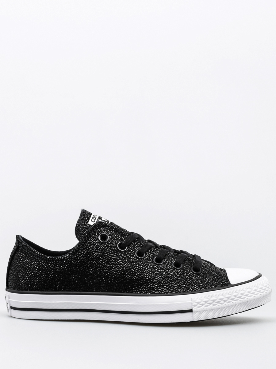 Converse Shoes Chuck Taylor All Star Stingray Metallic Ox Wmn (black/black/white)