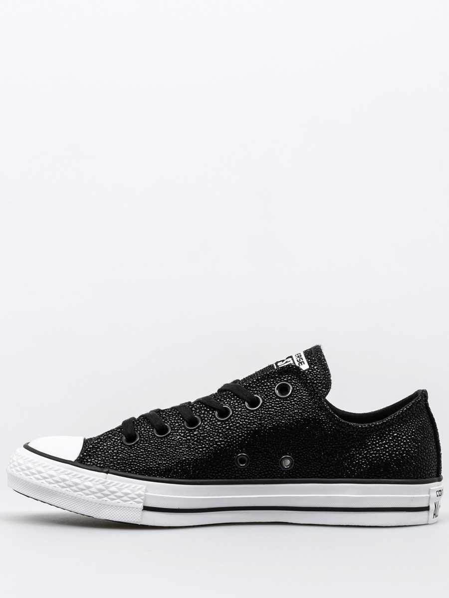 Converse Shoes Chuck Taylor All Star Stingray Metallic Ox Wmn (black/black/white)