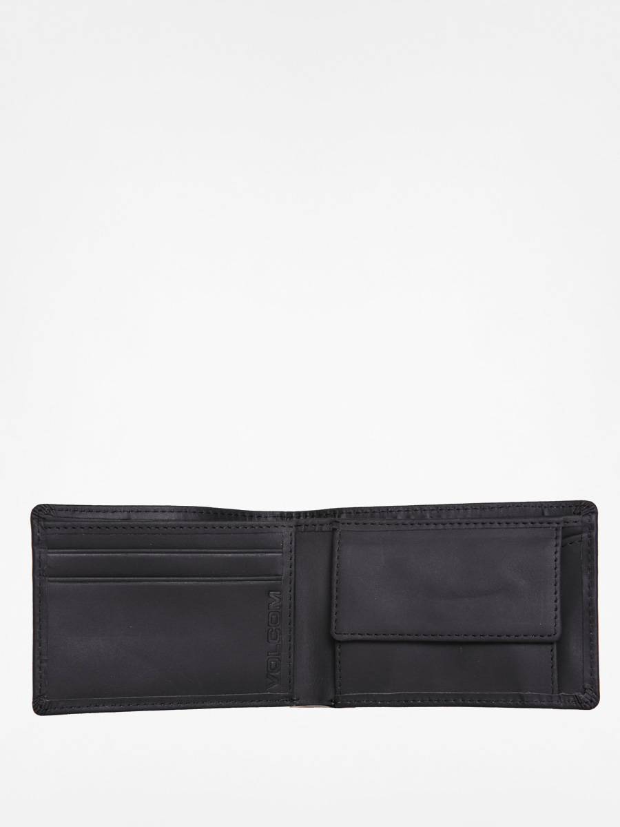 Volcom Wallet Leather (blk)