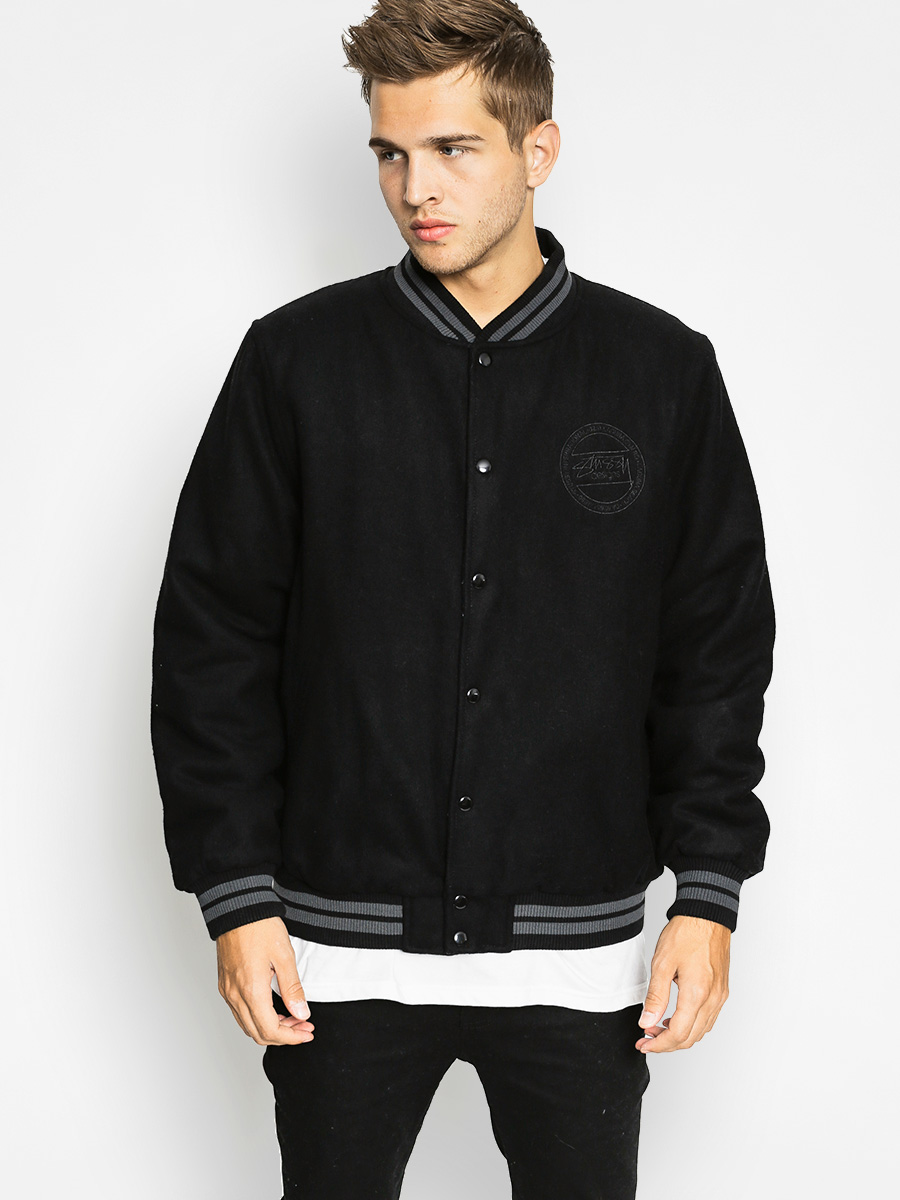 Stussy Jacket Stock Varsity (black)