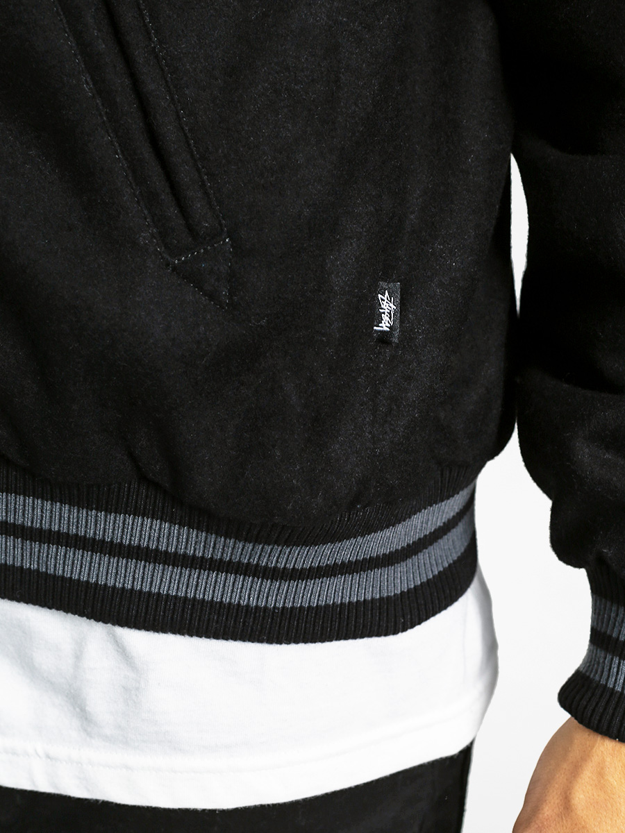Stussy Jacke Stock Varsity (black)