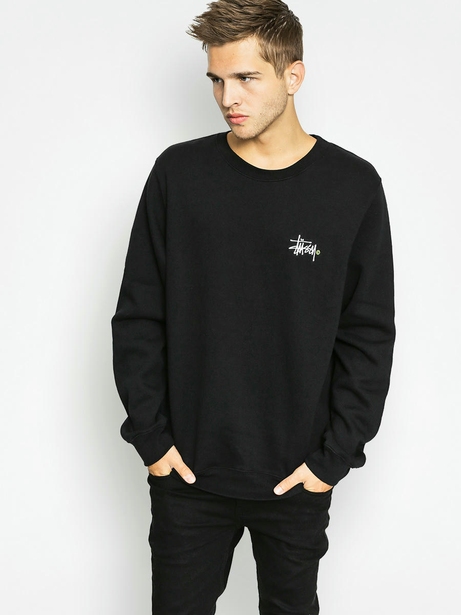 stussy basic logo sweatshirt