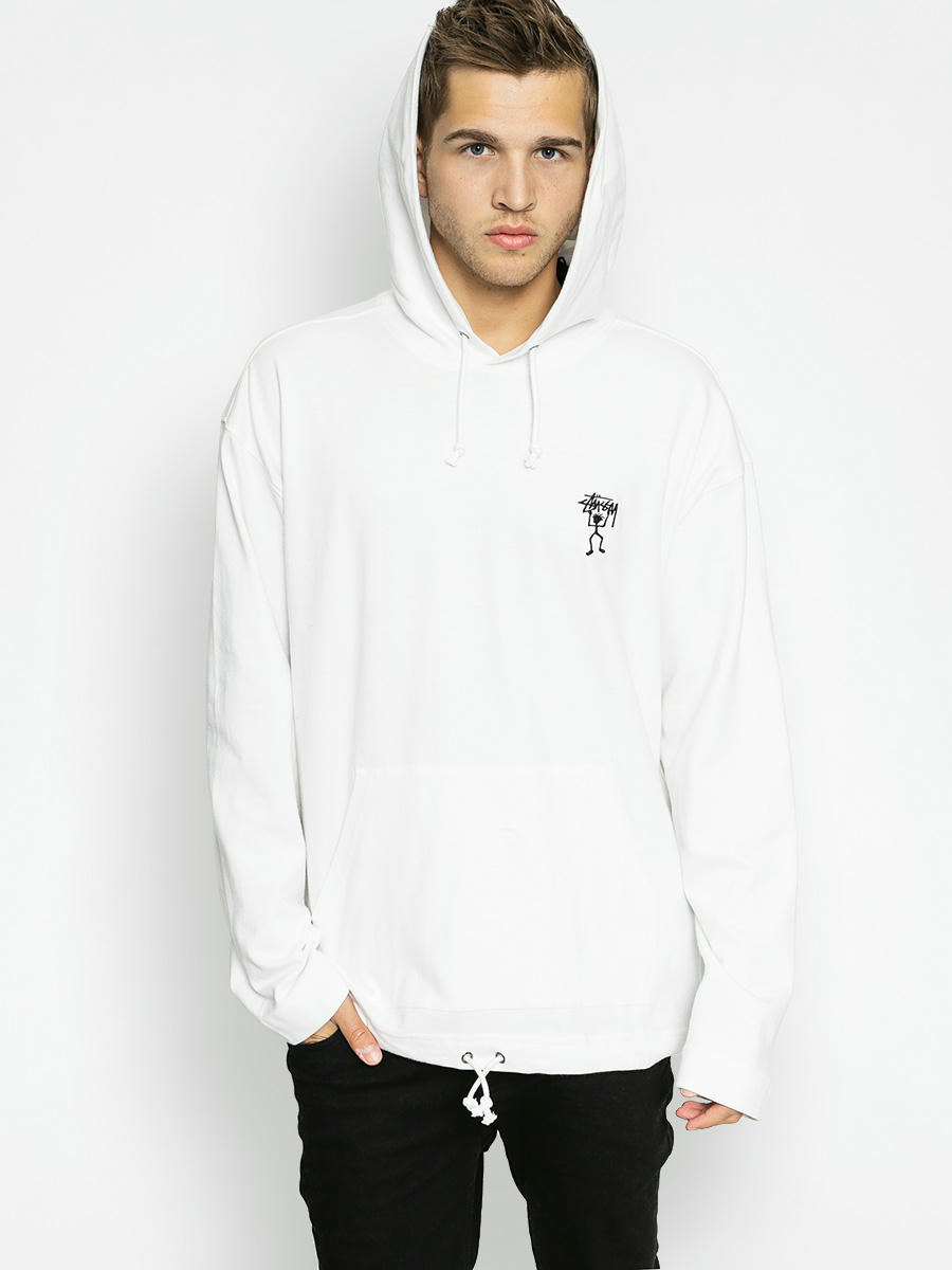 white stussy hoodie