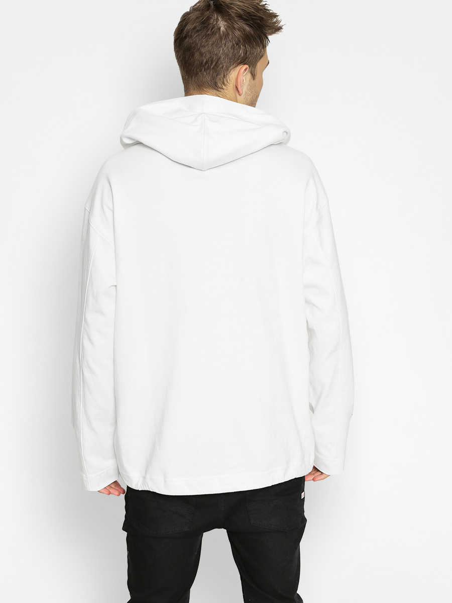 stussy white hoodie