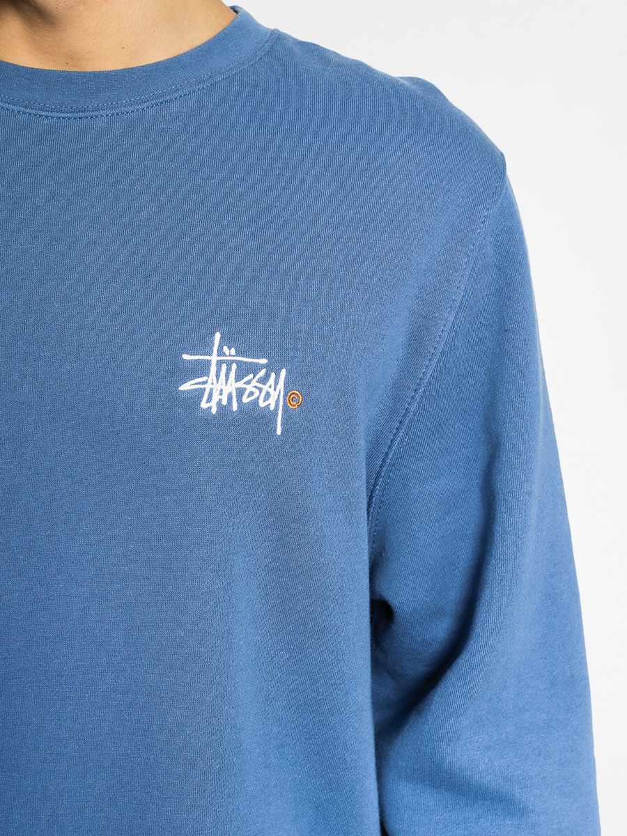 blue stussy sweatshirt