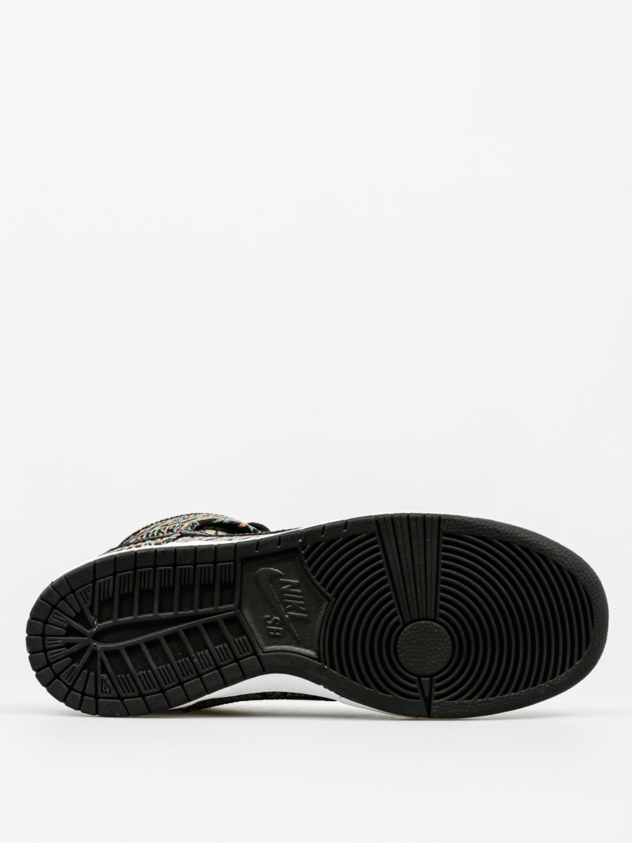 black and rainbow jordans