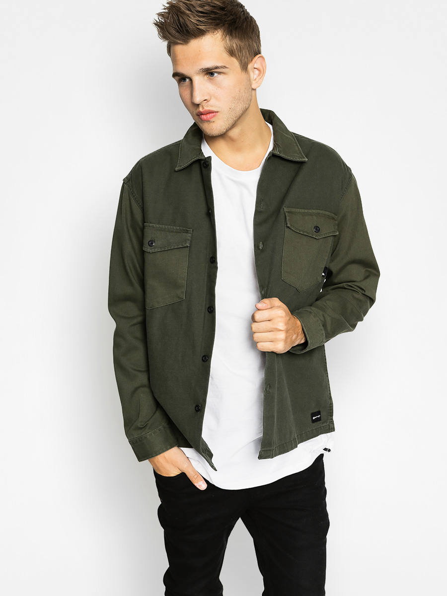 Quiksilver Hemd Counter Fire LS (olive)