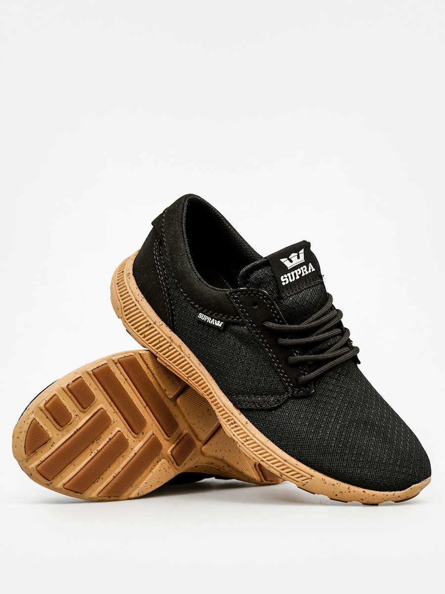 Supra Hammer Run Black Supra Shoes Hammer Run Black (black/gum)