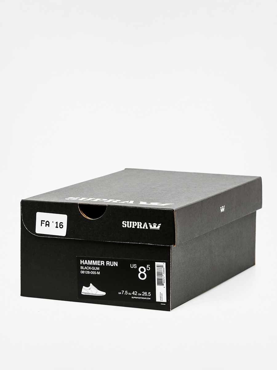 Supra Shoes Hammer Run (black/gum)