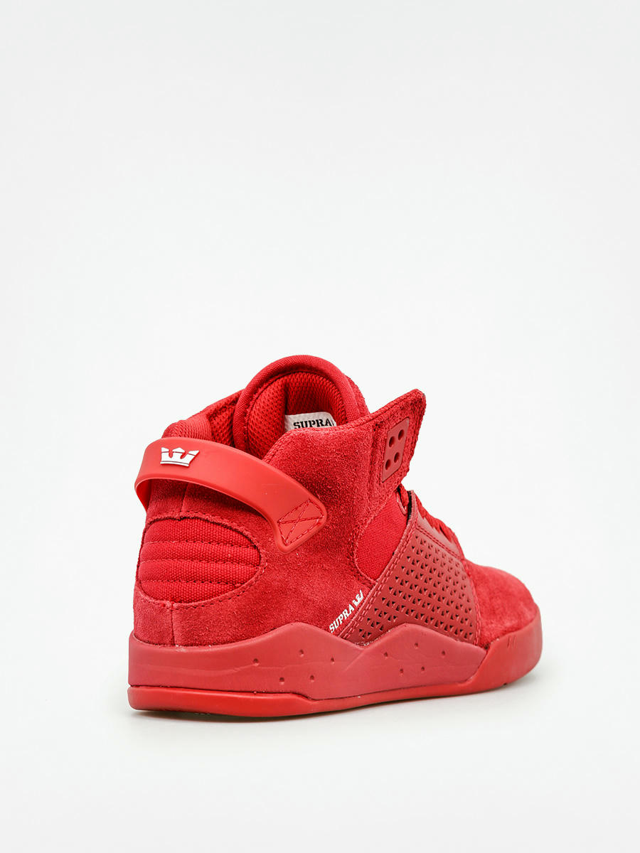 Supra skytop shop 3 red suede