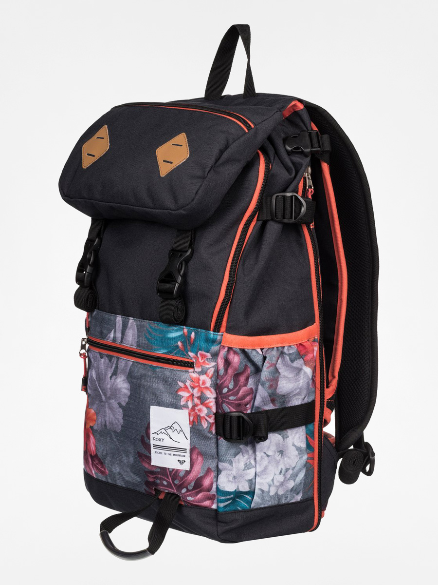 Roxy Backpack Tribute Wmn (black/grey/flowers)