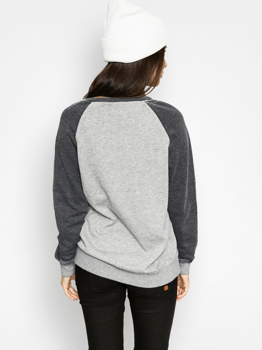 Fox Sweatshirt Angled Wmn (heather grey)