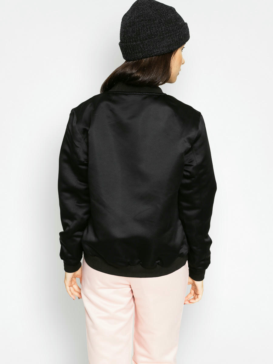 stussy black bomber jacket