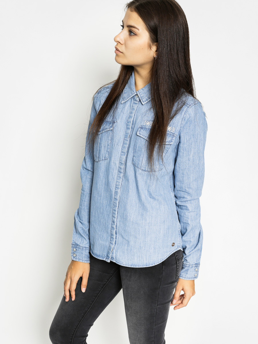 Roxy Shirt Save Me LS Wmn (light blue)