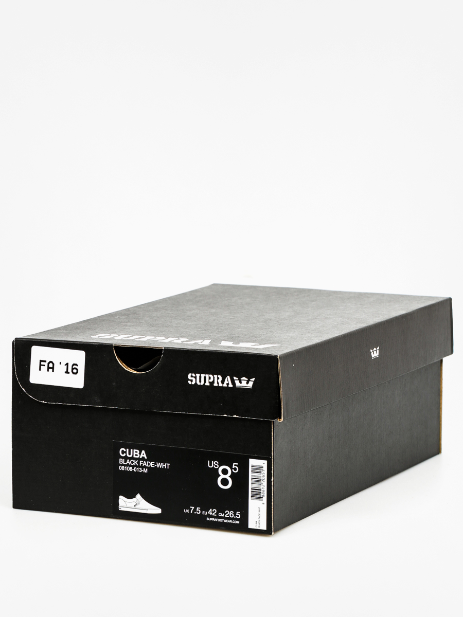 Supra Shoes Cuba (black fade white)