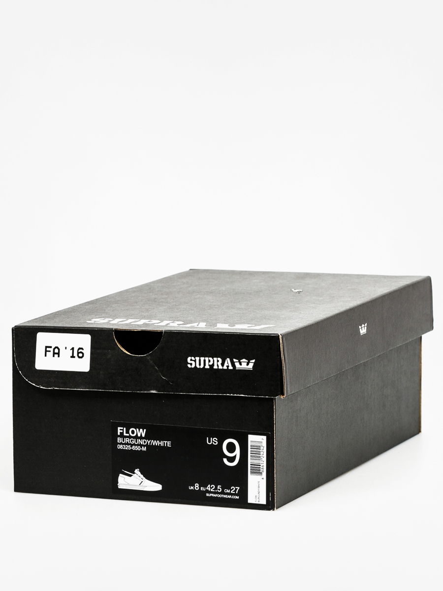 Supra Shoes Flow (burgundy/white)