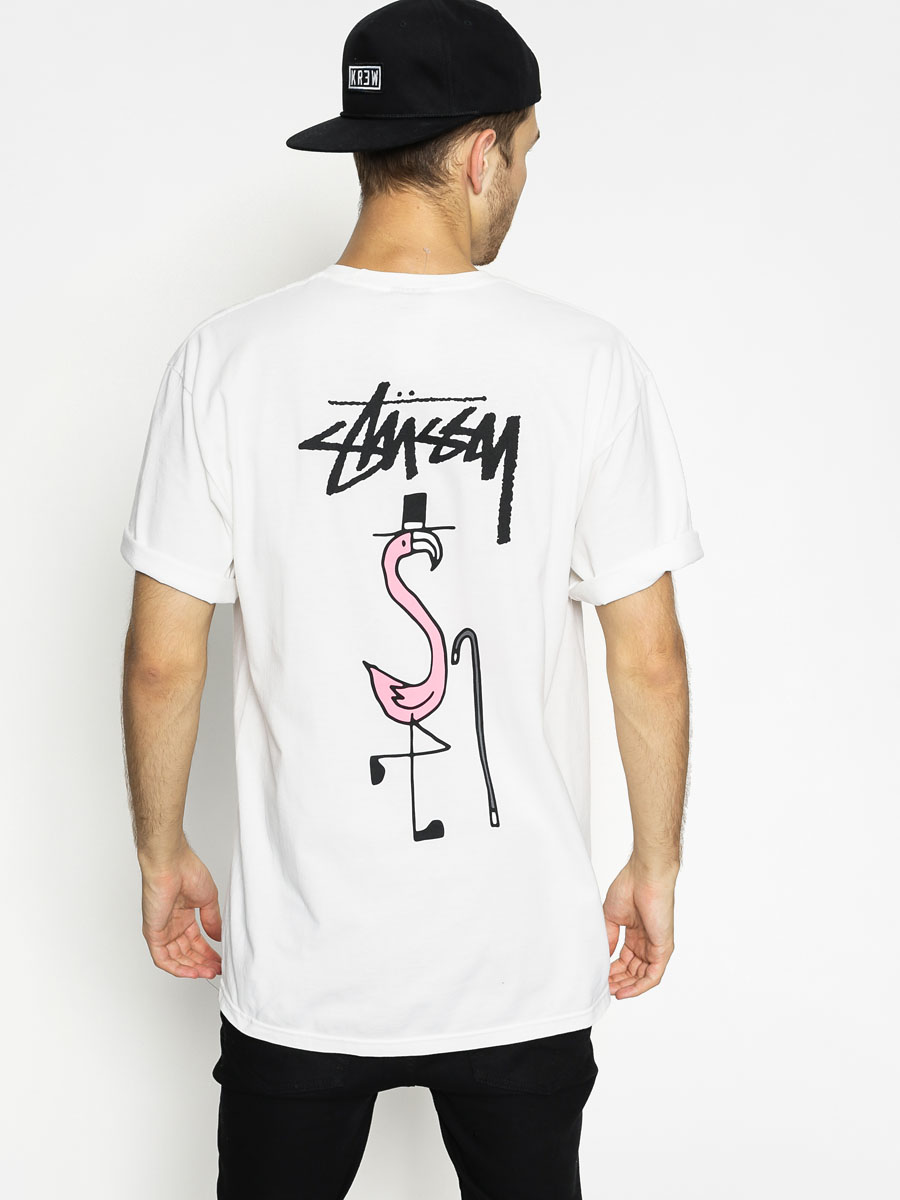 Stussy T-shirt Flam (white)