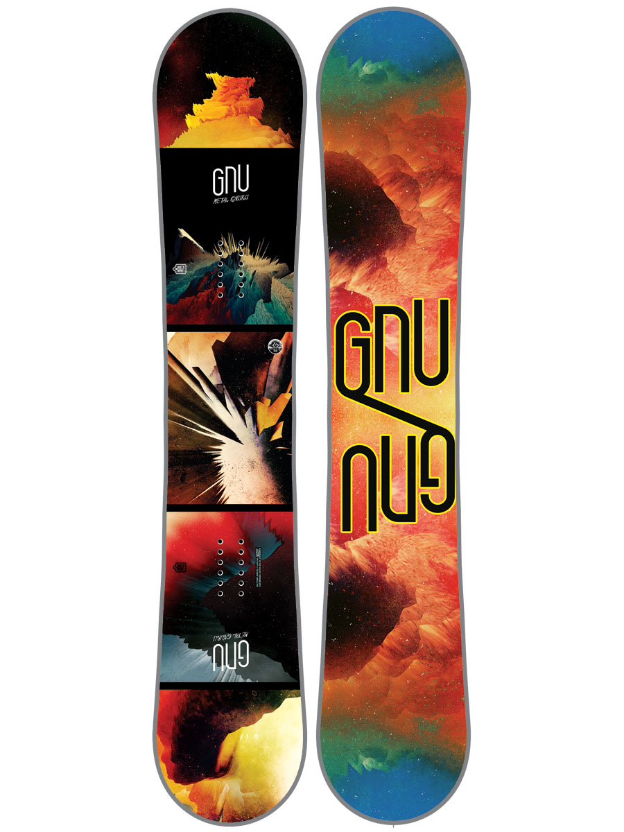 Mens Gnu Snowboard Metal Gnuru EC2